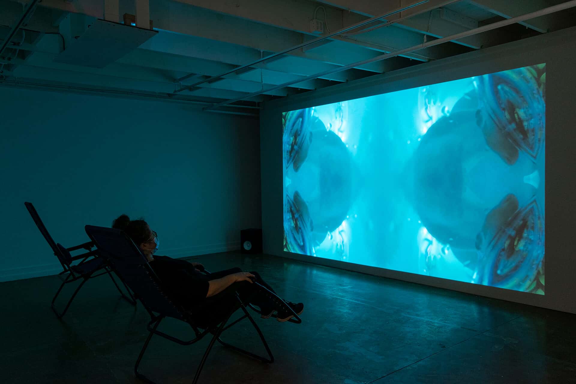 Installation view of Openings (Saekdong Seas), Jin-me Yoon, 2020. Photo by Brittany Nickerson.