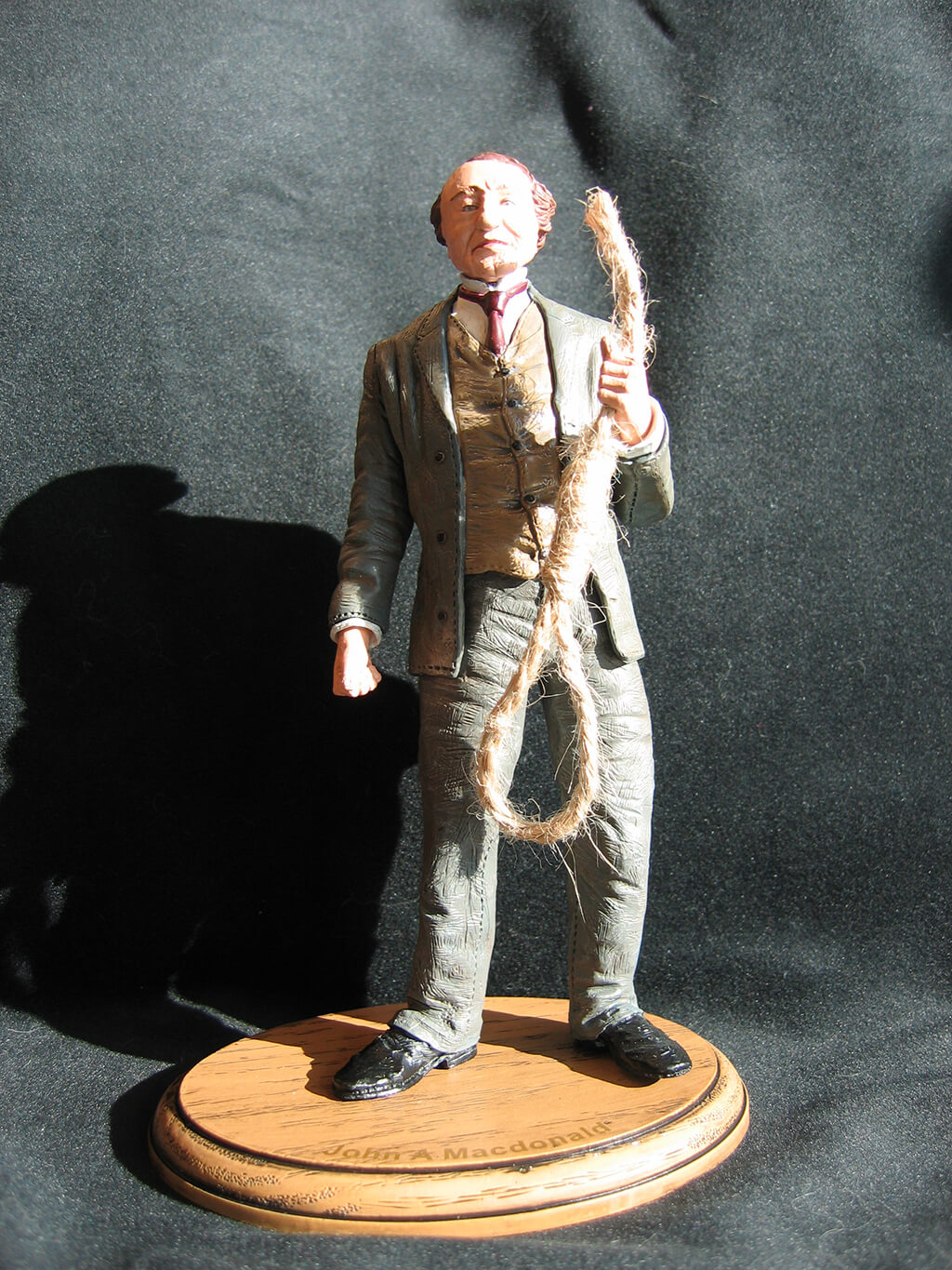 John A. Macdonald. Altered found object. 22 x 22 x 6cm. 2007. #1 edition of five. Out of box.jpg