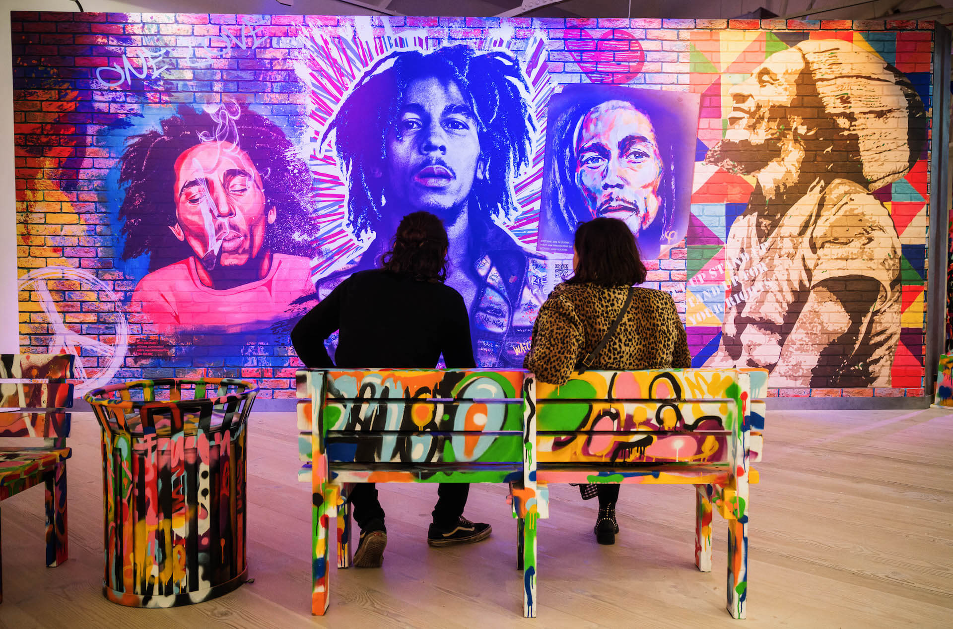 (c) Alex Brenner, Bob Marley One Love Experience, the Concrete Jungle Street Art Expo at Saatchi Gallery.