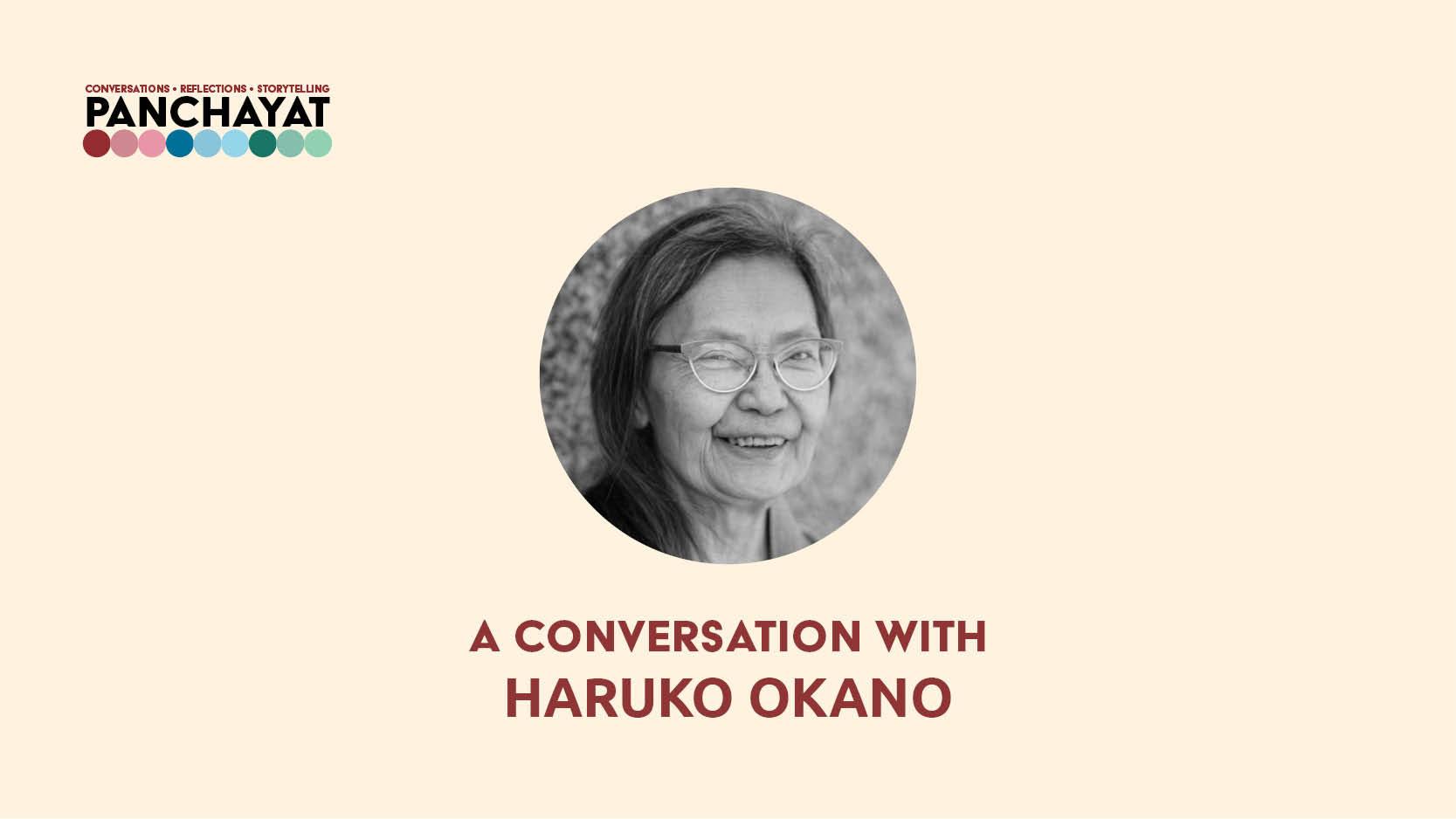 Portrait of Haruko Okano, featured speaker at Rungh event.