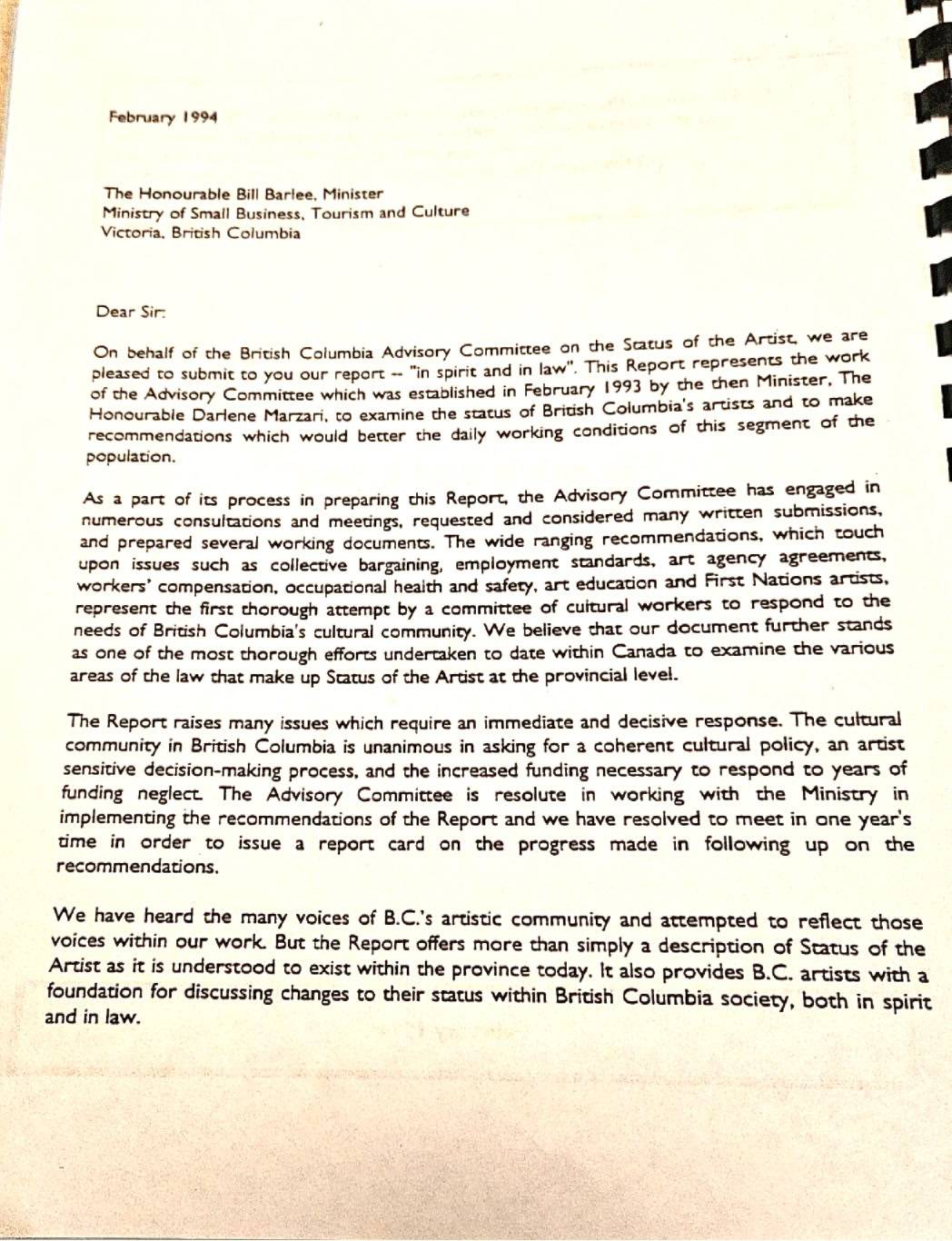 British Columbia cultural heritage and art history.